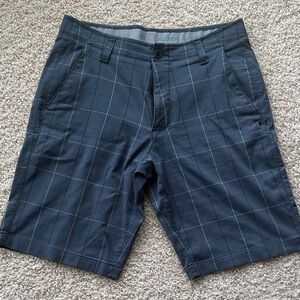 Under Armour Men's Dark Blue Windowpane Performance Shorts